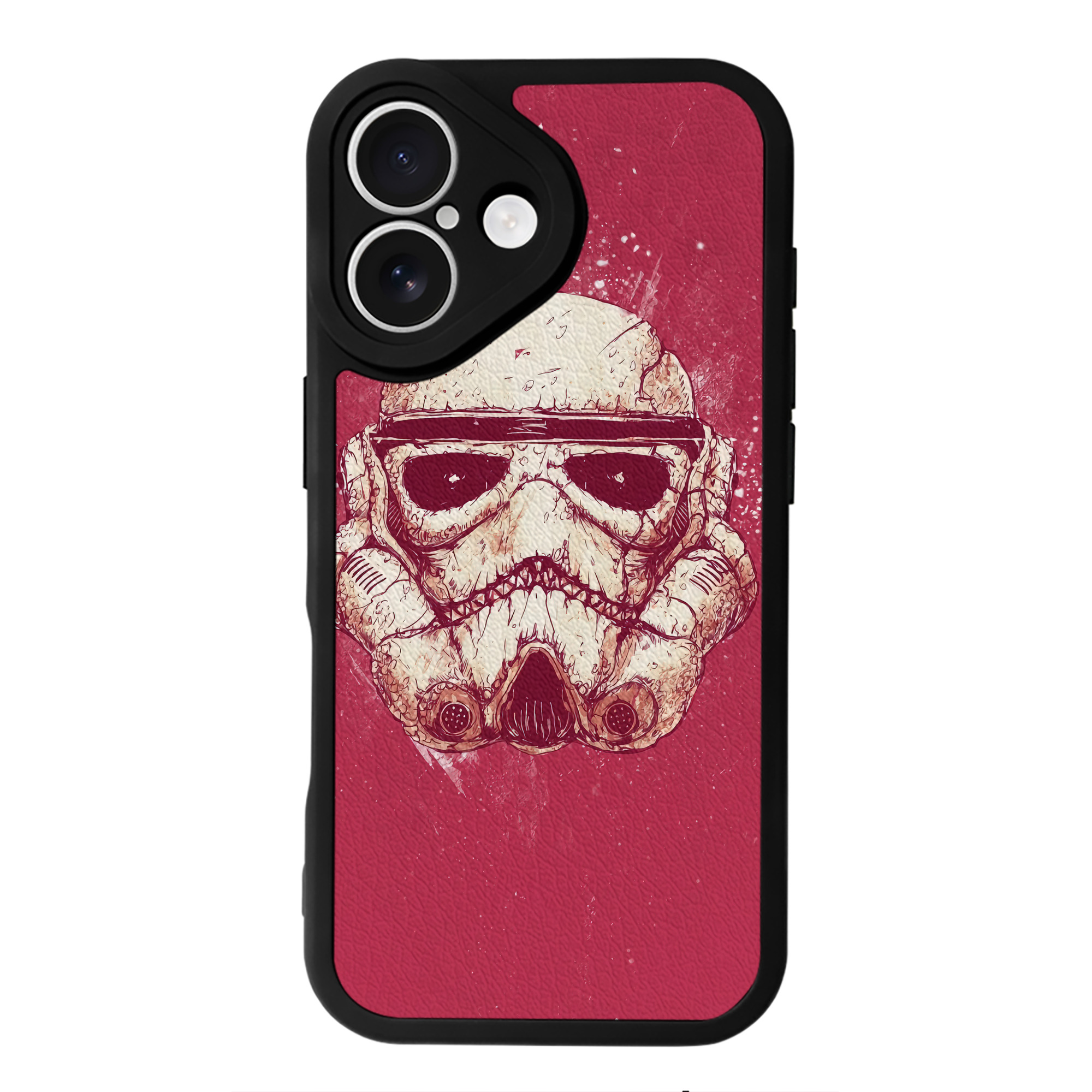 （画像用） スター・ウォーズ Star Wars 【iPhone 16シリーズ対応】シリコンスマホケース（レザー調） 材質：シリコン